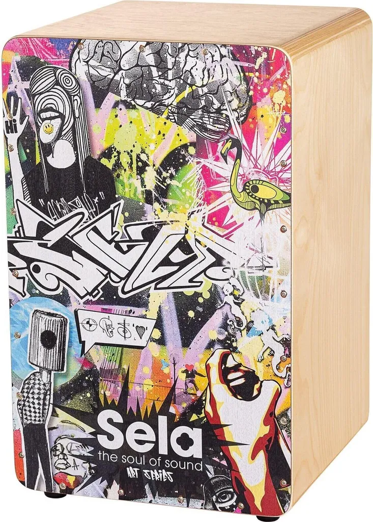 Cajon Sela Art Series Idéal pour les Concerts Acoustiques et le Studio