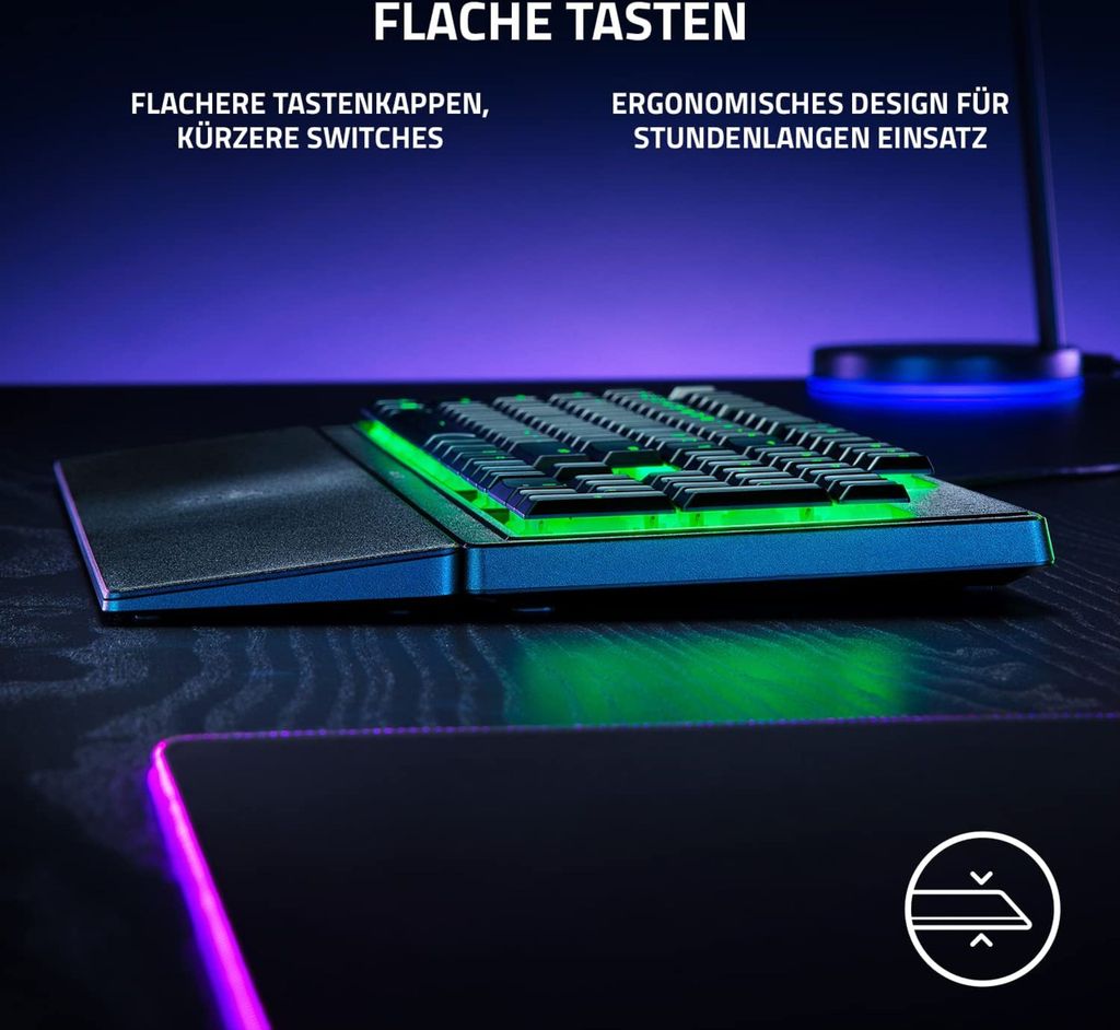 Razer Ornata V3 X - Flache Membran-Tastatur mit Chroma RGB, Produktbild 4