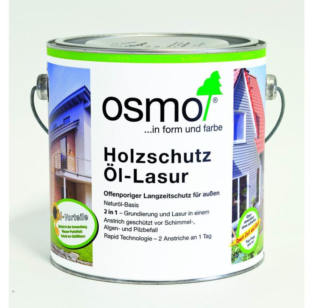 0,75 L | Holzschutz Öl-Lasur 712 Ebenholz Produktbild 