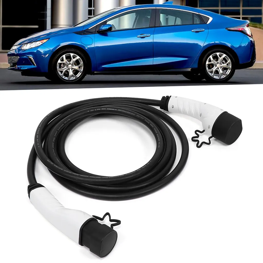 Câble de recharge pour voiture électrique 16A EVSE avec prise 220V 5m