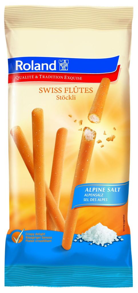 Roland Swiss Flûtes Stöckli Alpensalz 125 g / Salz Produktbild 