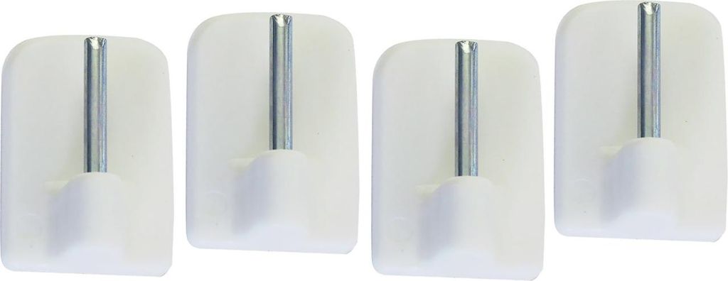 Gardinia Home Decor 357, Vorhanghaken, Weiß Produktbild 