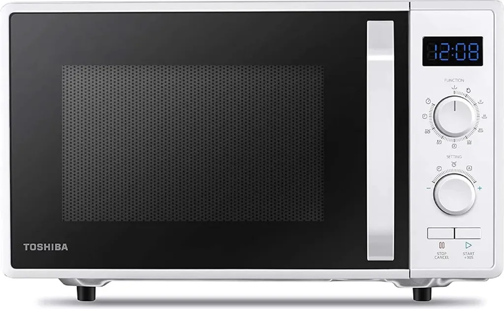 Micro-ondes Toshiba 23L Blanc 900W idéal pour Cuisine Familiale
