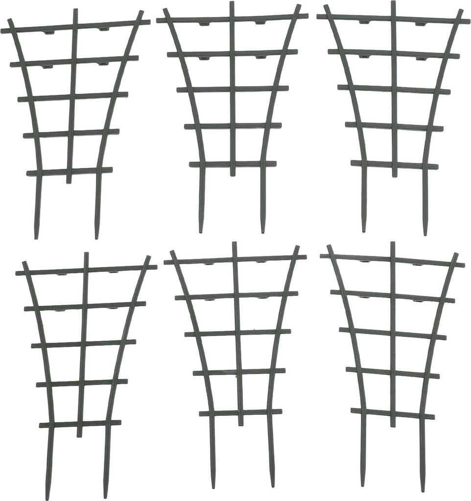 6 -pcs -Indoor -Pflanzen -Gitter hohe kleine, stapelbare Plastikstütze für das Klettern auf Topfpflanzen