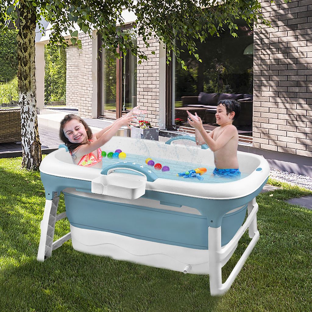 LZQ Faltbare Badewanne 118cm Tragbare Badewanne Produktbild 10