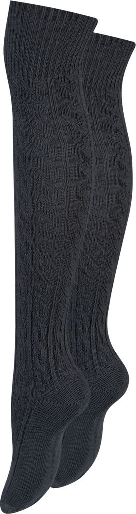 Paolo Renzo Damen Overknee mit Zopfmuster & Produktbild 