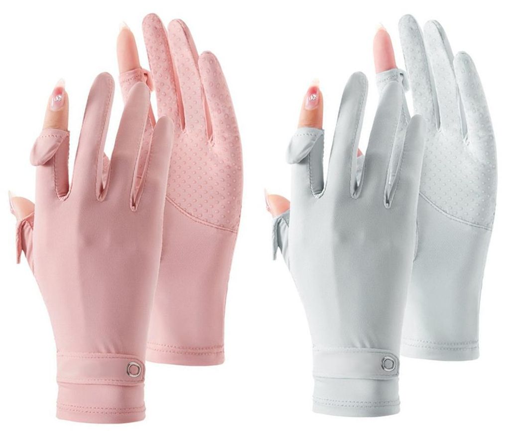 Fahrradhandschuhe, Sonnenschutzhandschuhe aus Eisseide