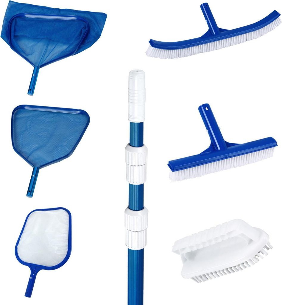 Poolpanda Poolreiniger Set XL Poolkescher feinmaschig Produktbild 