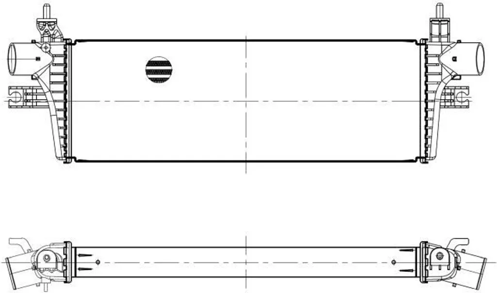 Refroidisseur d'air NRF 309117 pour Hilux - Intercooler OE 179400L110