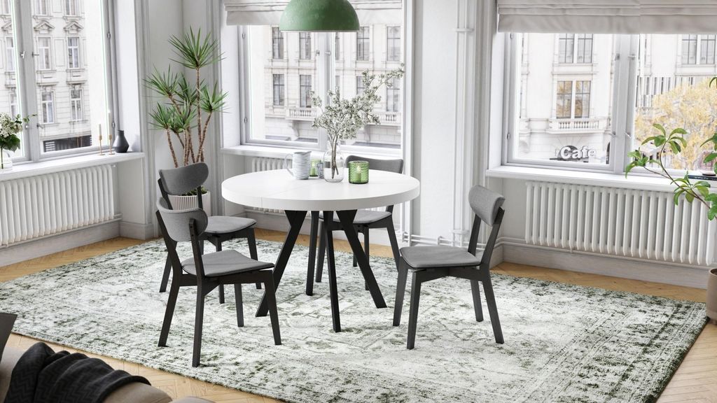 Design Esstisch rund Expanso ausziehbar 110 bis 310 cm Tisch Esszimmer
