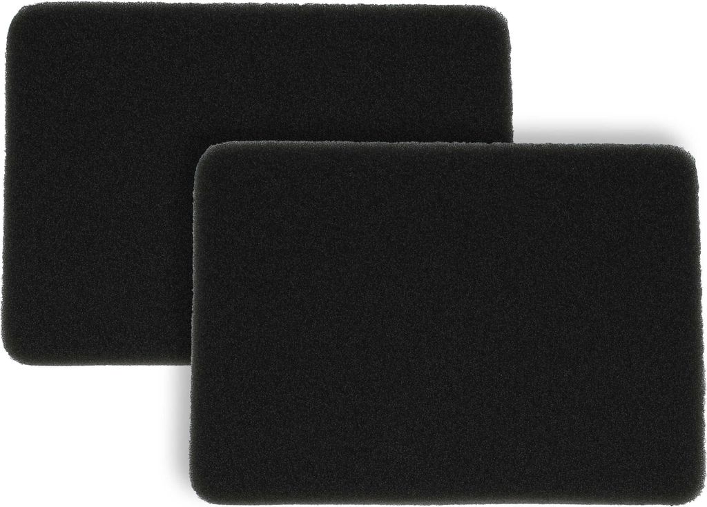 vhbw 2x Staubsaugerfilter kompatibel mit Rowenta RO8386UA/410, RO8376UA/410 Staubsauger - Schaumstofffilter Schwarz