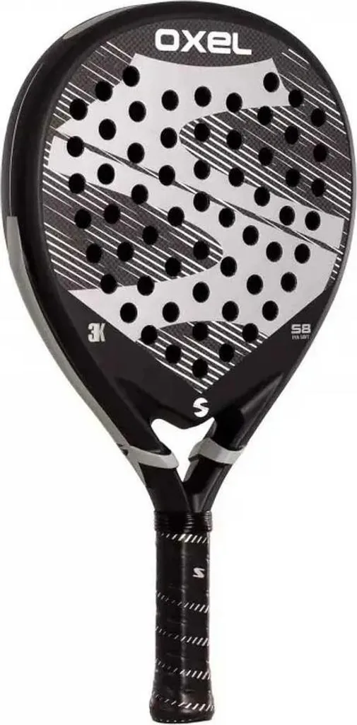 Raquette Padel Softee Oxel Multicolore en Carbone et Gomme EVA Soft - 3