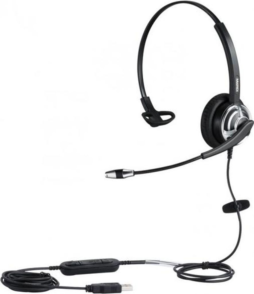 ALLNET 8805-8.1MS, Kabelgebunden, Büro/Callcenter, Kopfhörer, Schwarz