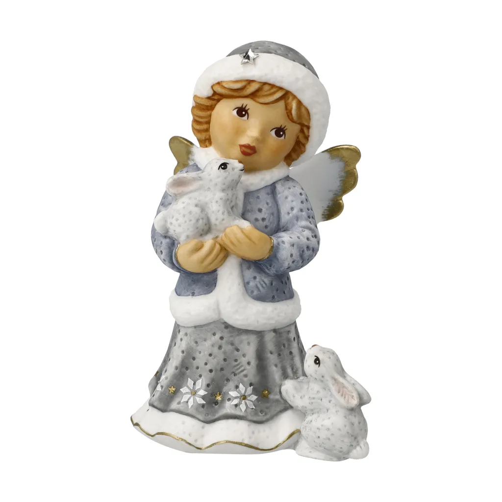 Goebel Winterspaziergang Ange en Porcelaine de Haute Qualité 16 cm