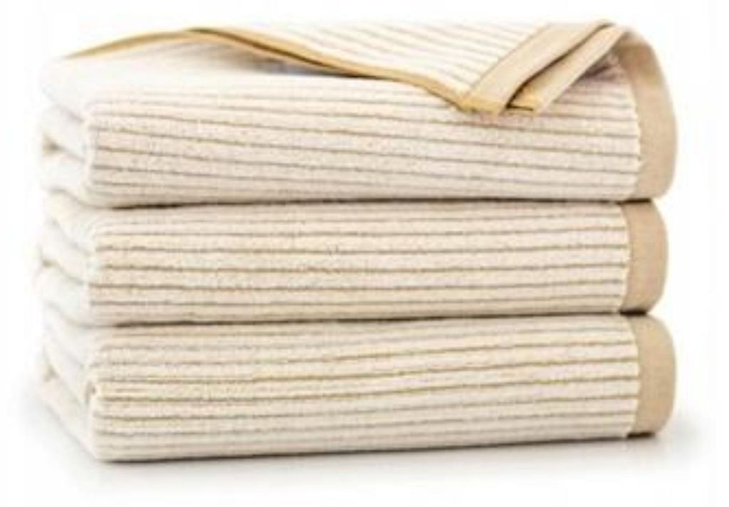 Handtuch - 100% Baumwolle - 500 g/m2 - 70x140 cm - Extra Saugfähig - Beige - hohe Grammatur - MALME