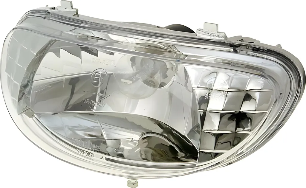 Optique de Phare Avant pour Scooter 50cc Type BT49QT-9 et BT50QT-9 Noir