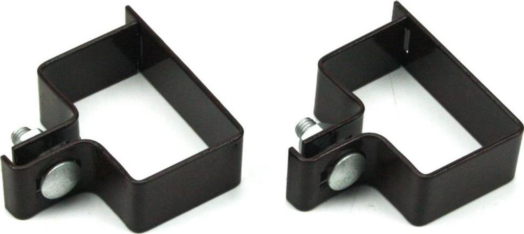 2x Endschelle 40 x 60 mm Zaunpofsten Zäune Pfostenschelle Produktbild 