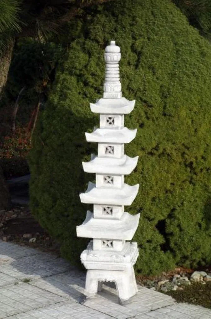 Statue de Lanterne Japonaise Éclairage Déco Maison Design S106016