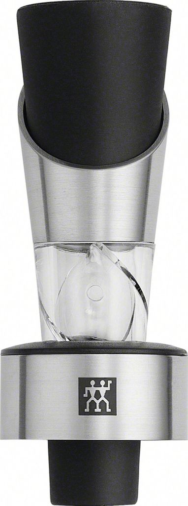 ZWILLING Weinausgießer, in Flasche, Edelstahl, Schwarz, Edelstahl, 80 mm, 130 mm, 42 mm