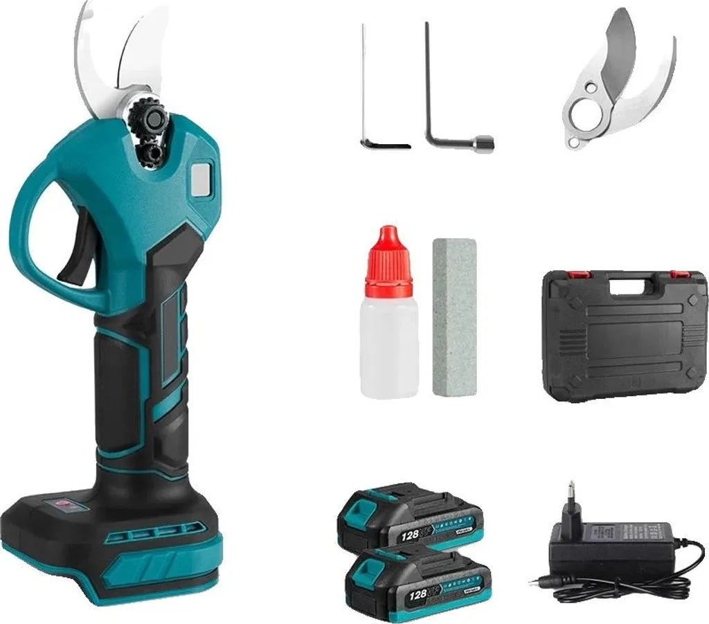 Tagliasiepi a Batteria Brushless per Casa - Kit 2 Batterie EU