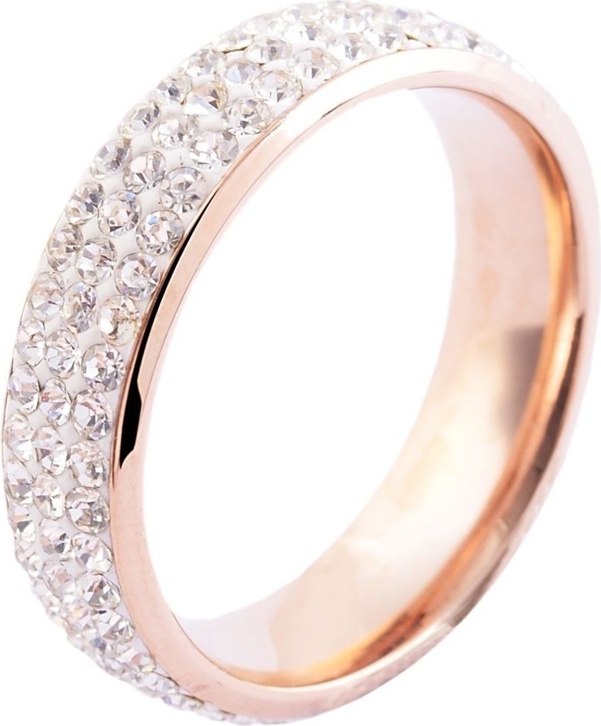 Akzent Damen-Ring aus Edelstahl