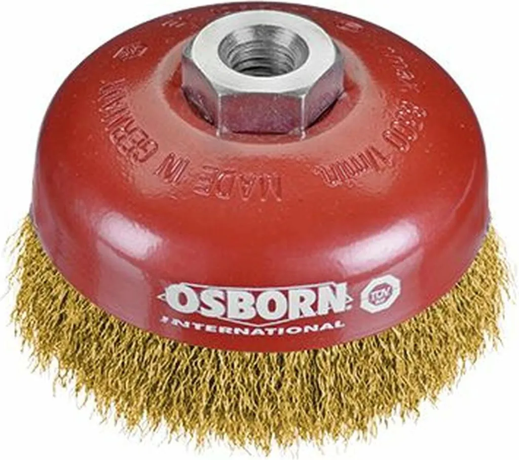 Spazzola Osborn M14 Levigatura Legno e Metallo per Finitura Rustica
