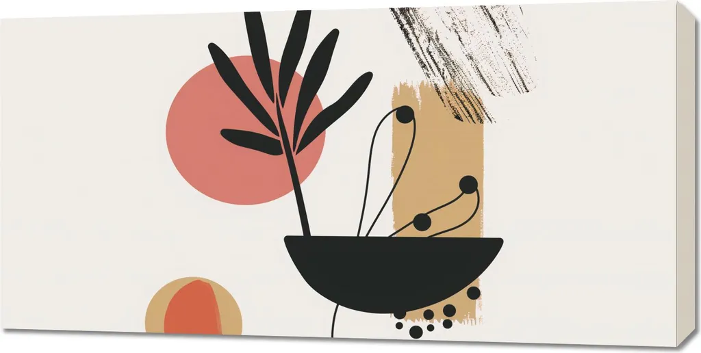Image 100 x 50 cm Coups de pinceau créatifs pour habiller un grand mur