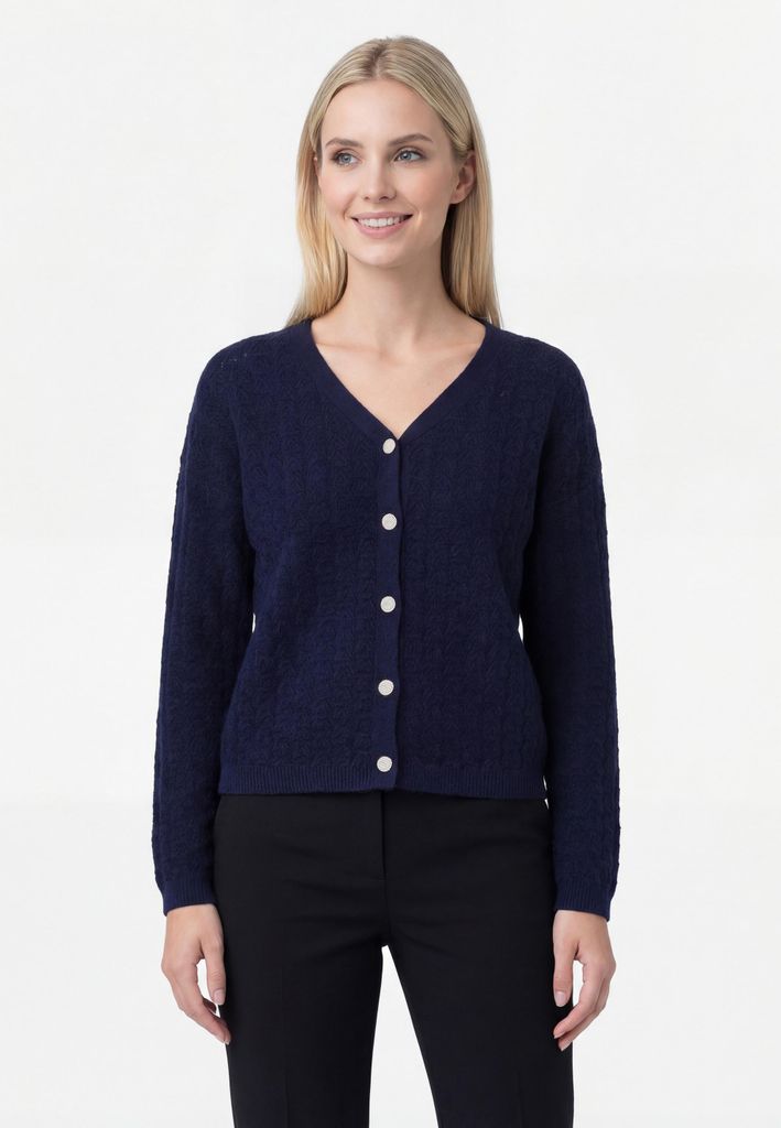 CHANCERY damen strickjacke - marine, XS/S