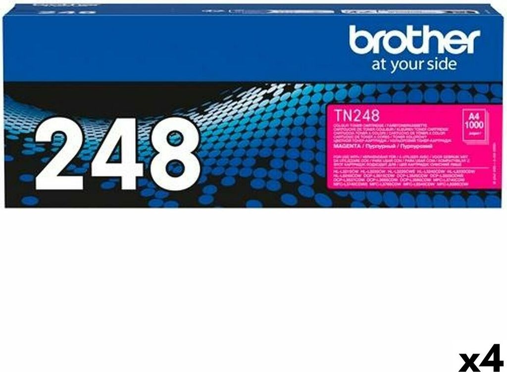 Brother - Toner tn-248m rot | 4 Stück