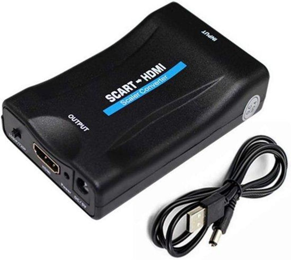 Adapter HDMI – konwerter wideo – SCART na HDMI – Full HD – Zdjęcie produktu 