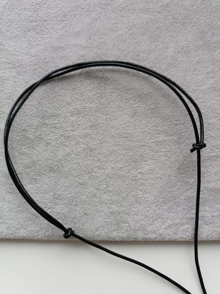 Collier long howlite bleue turquoise avec chaîne réglable de 80cm max - 5