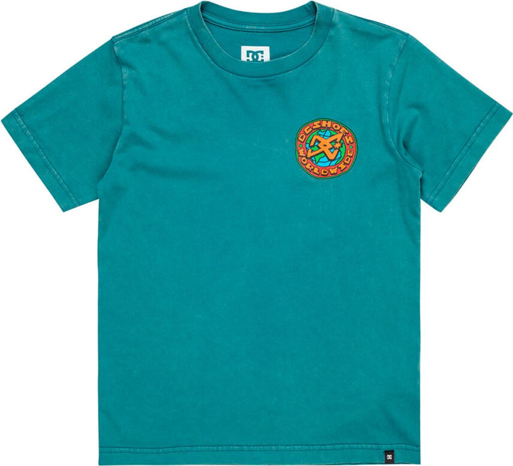 Dc Shoes Spinner Kurzarm-t-shirt Blau M Mann Blau M