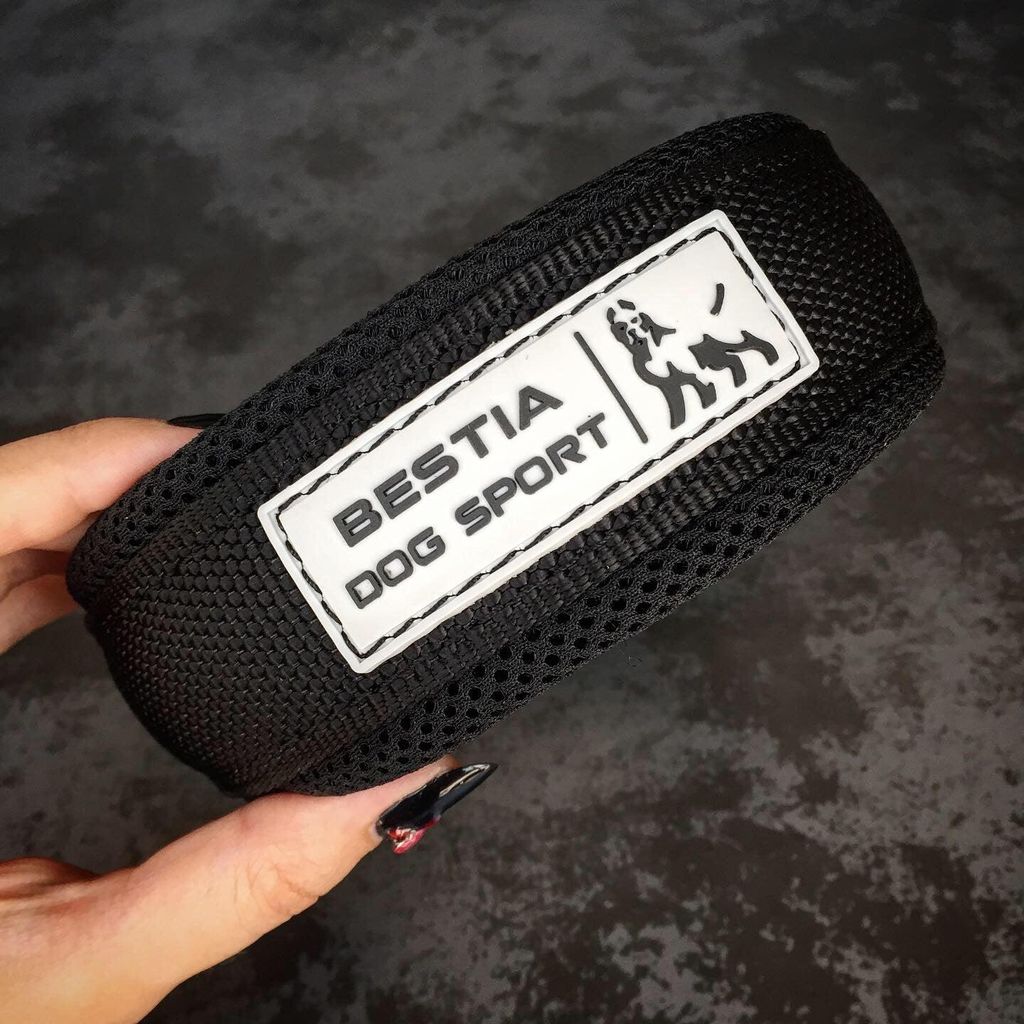 Das Bestia Dog Sport - Schnellverschlusshalsband – S – passend für einen Halsumfang von 30 bis 45 cm