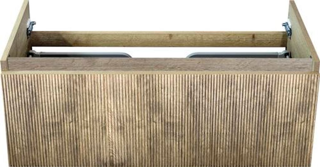 Waschtischunterschrank Sanox Frozen BxHxT 100 x 40 x 45 cm Frontfarbe französische eiche