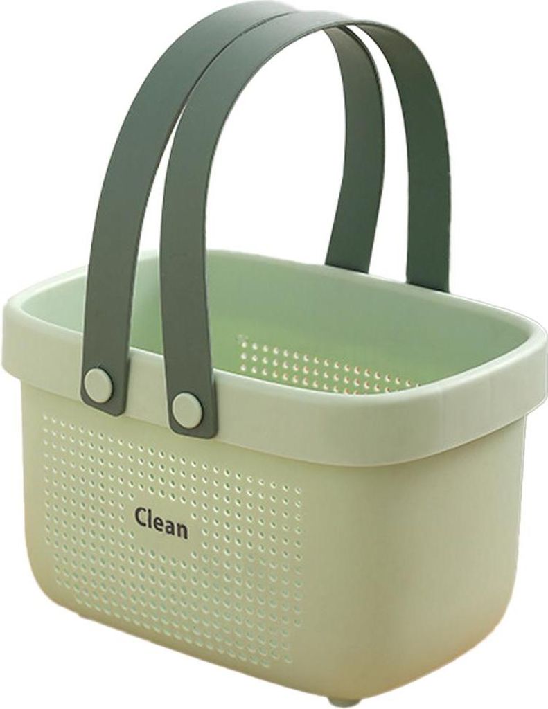 Tragbarer Duschkorb, Aufbewahrungskorb aus Kunststoff, mit Griff, Bad-Organizer