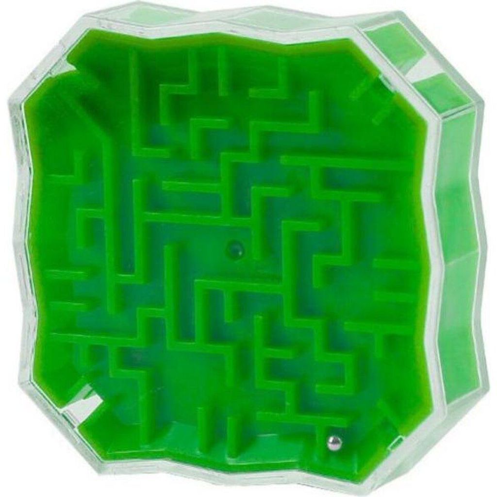 Leantoys Logikspiel Labyrinth mit einem grünen Ball Produktbild 