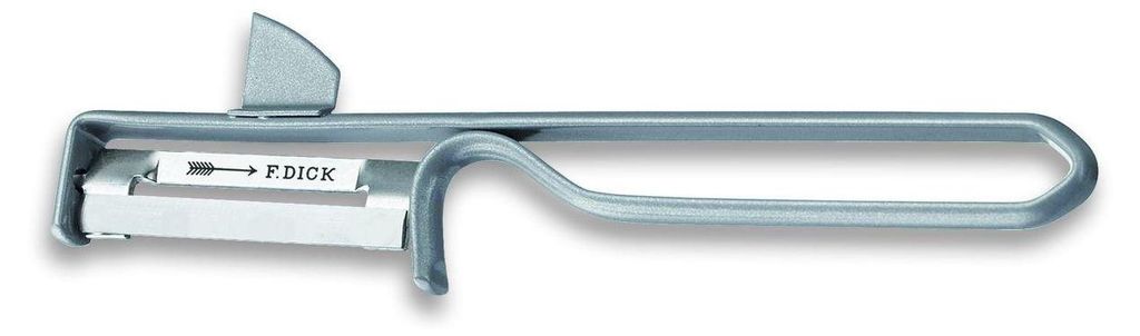 F. DICK Pendelschäler 15cm Schäler Obstschäler Gemüseschäler aus Metall 91080002