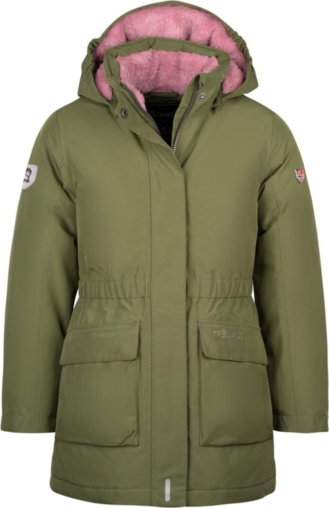 Trollkids Mädchen Wasserdichte Jacke Grün 301-323 Grösse 140