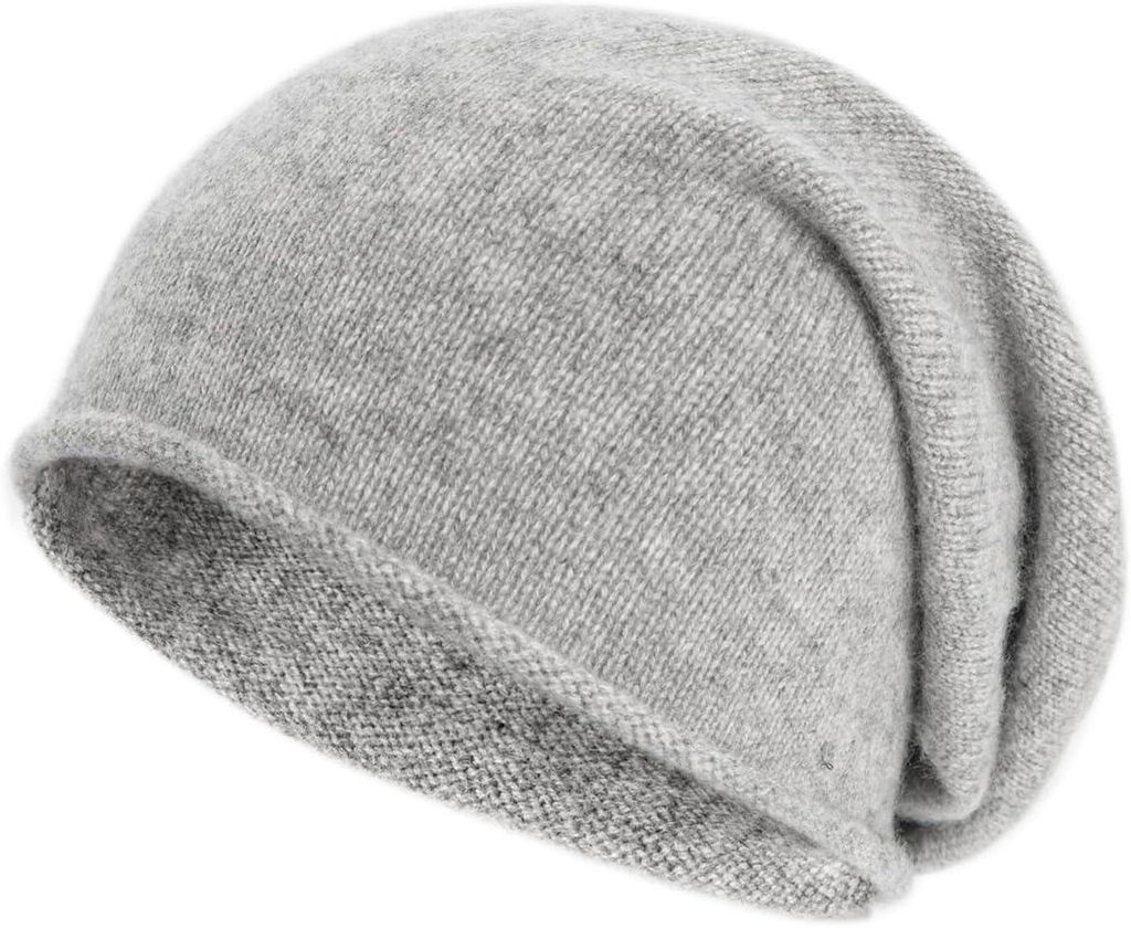 Kaschmir Strickmütze Damen & Herren – Warme Beanie aus 100 Produktbild 