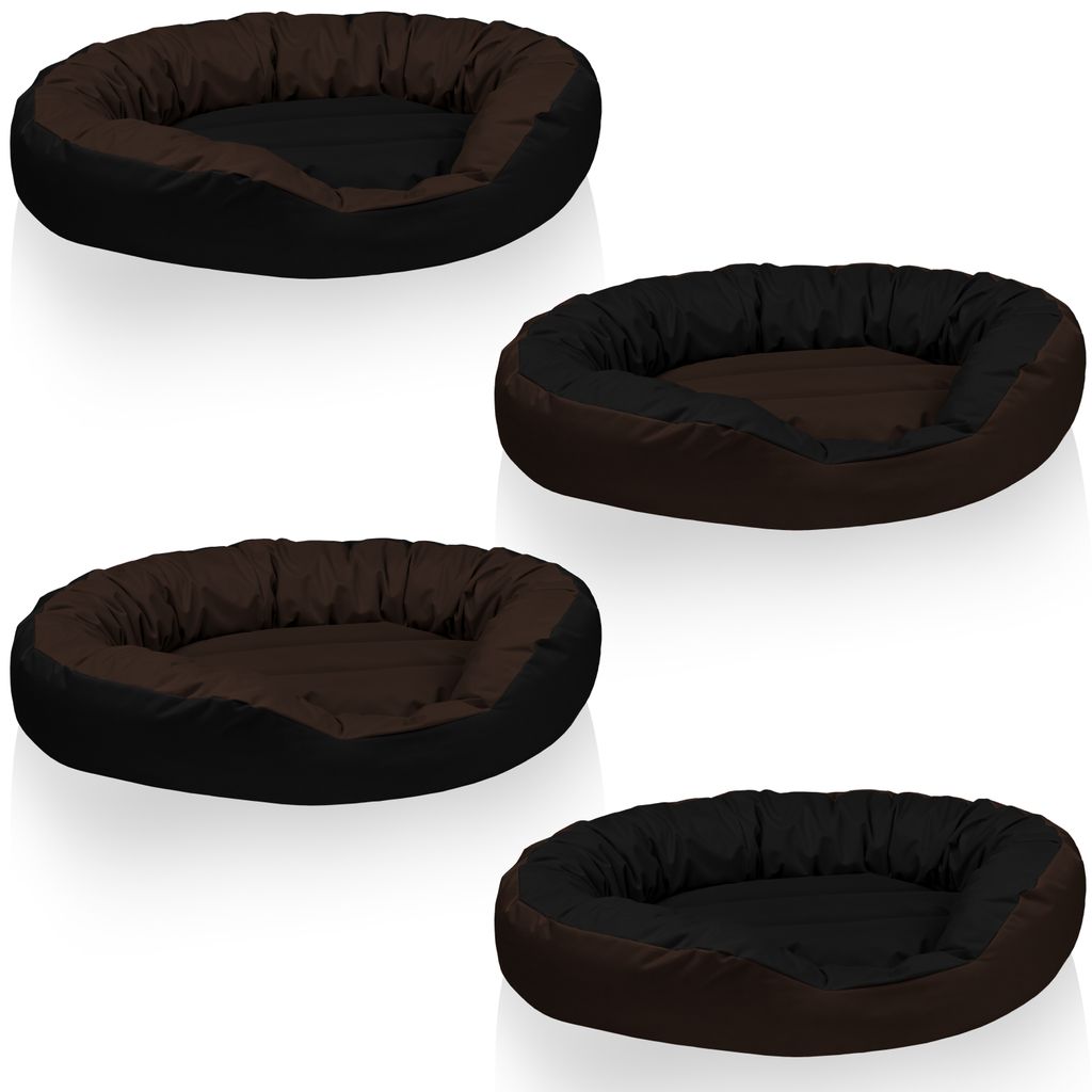BedDog® Hundebett SUNNY 4in1,L,MOCCA (schwarz/braun) Produktbild 