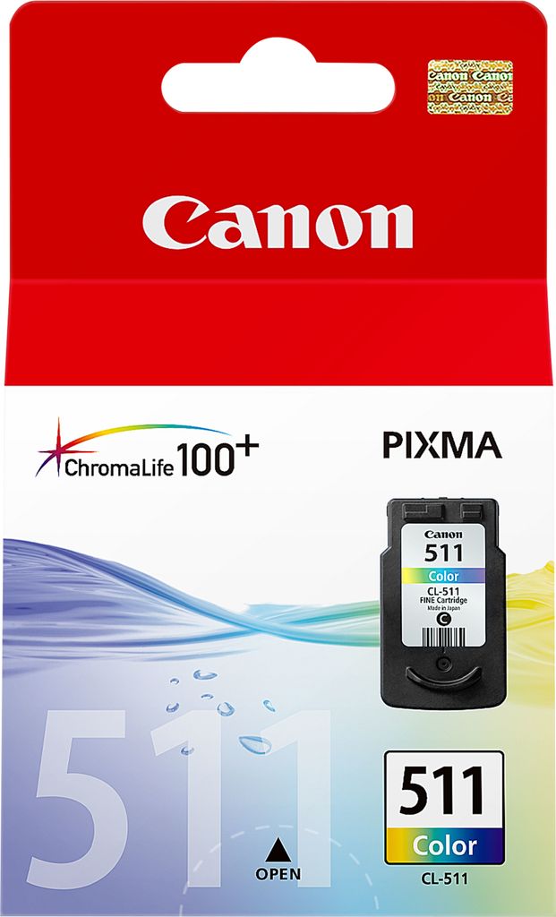 Original Tinte fr Canon Pixma MP260/MP240 farbig CL511 Produktbild 