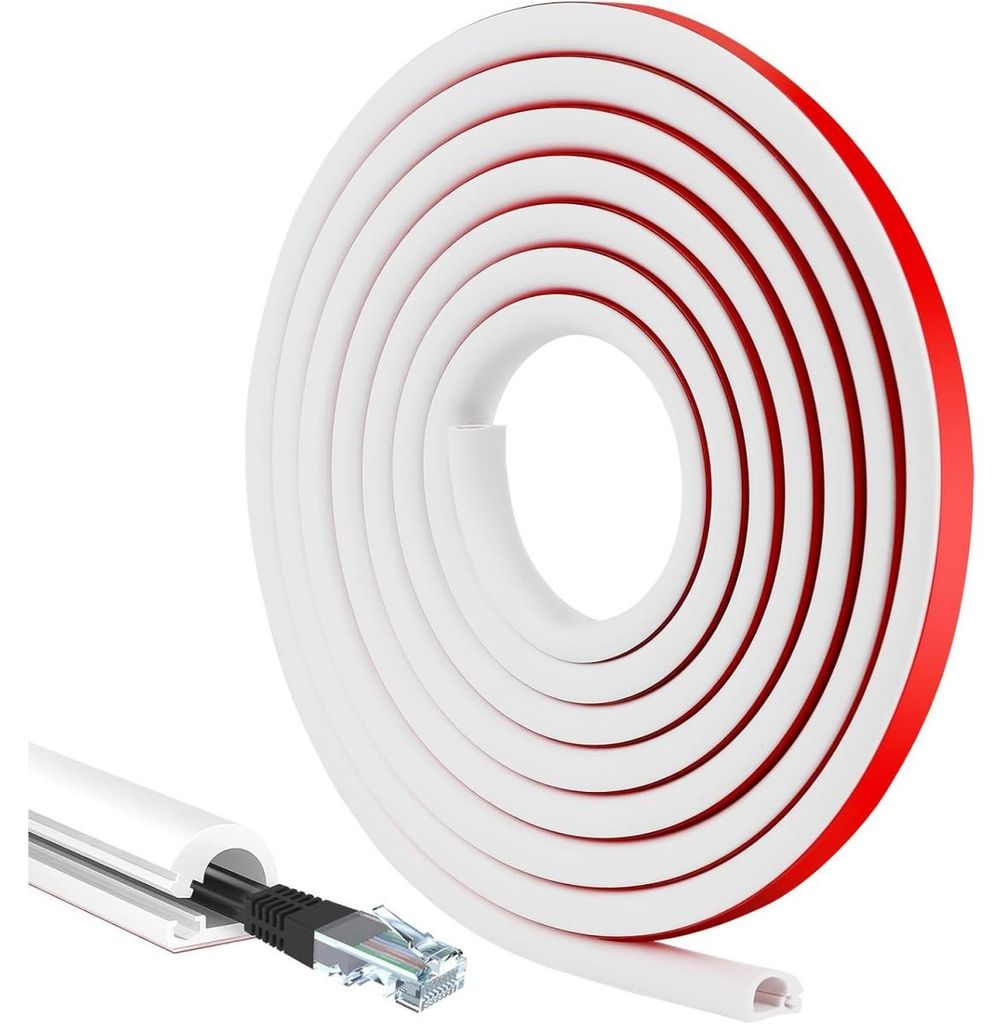 3 m Kabelkanal – Wandmontage – Selbstklebender Kabelkanal – Produktbild 