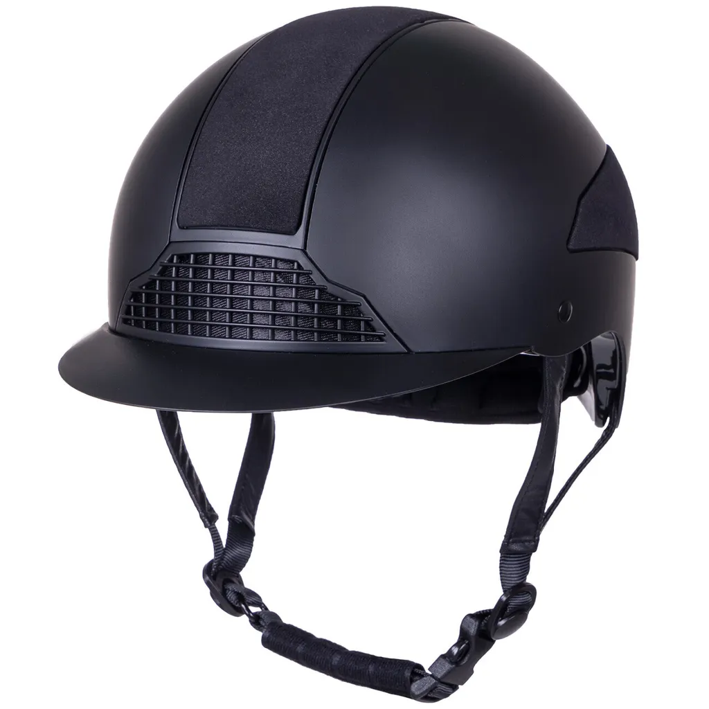 Casque QHP Austyn noir mat : confort optimal et sécurité homologuée VG1