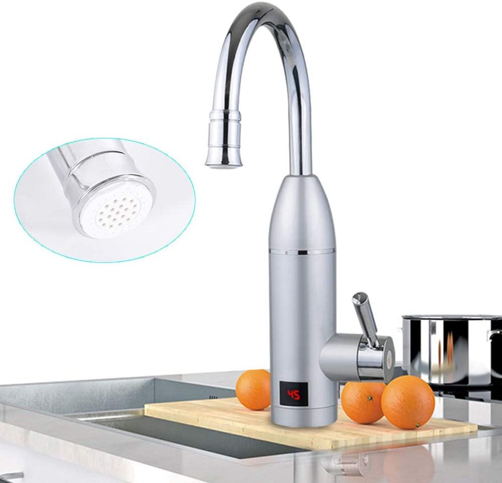 DE 3000W Elektrisch Durchlauferhitzer Wasserhahn Sofort Heizung Küche Badarmatur