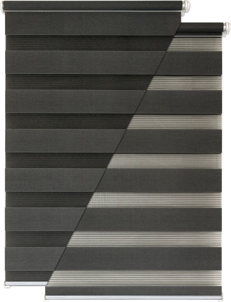 Doppelrollo, 130 x 160 cm, Anthrazit Produktbild 