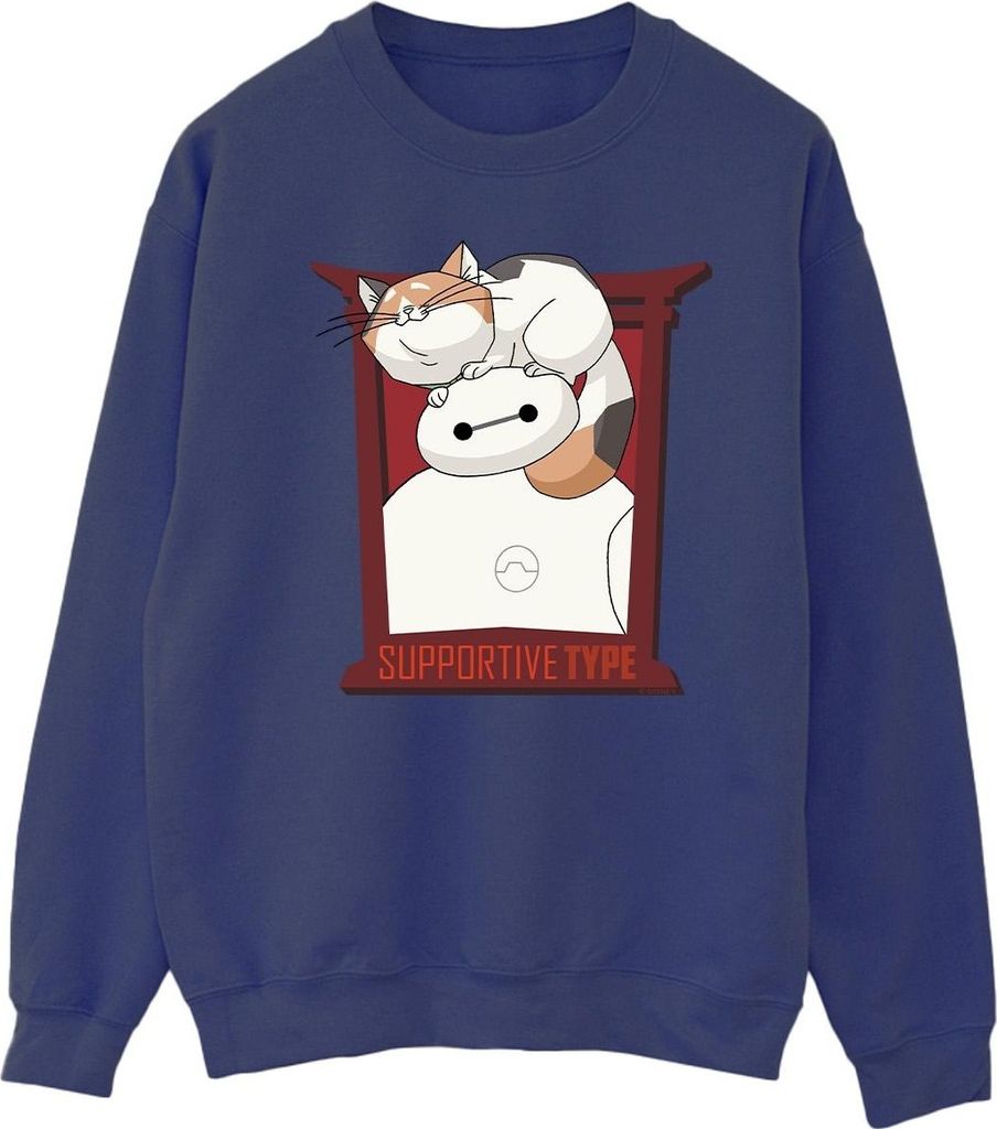Disney - "Big Hero 6 Support" Sweatshirt für Herren BI15342 (XL) (Marineblau)