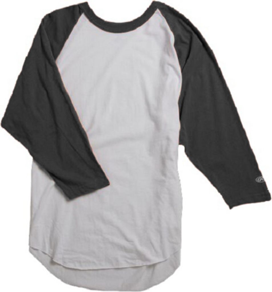 Rawlings MTT3000 3/4 Sleeve Crew Neck Shirt M Black Baseball/Softball Artikel