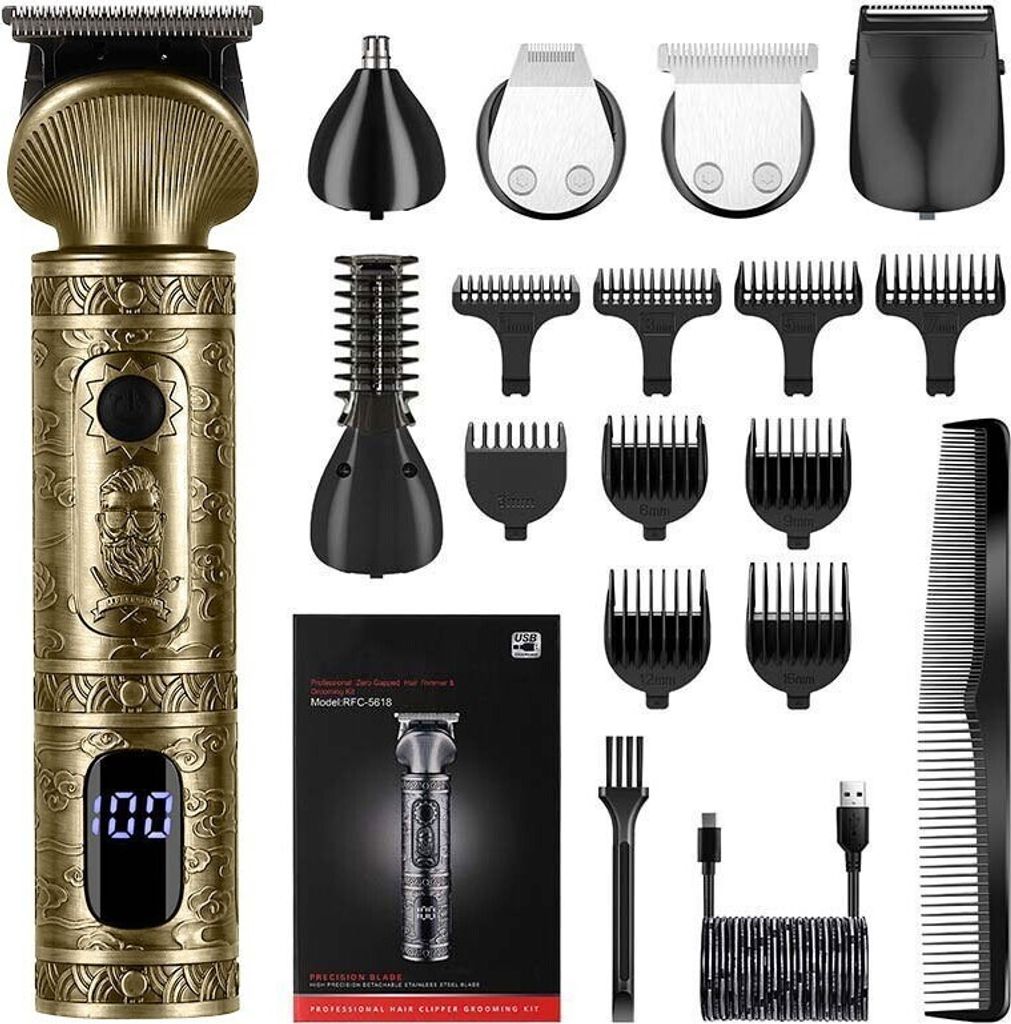 MODFU Haarschneidemaschine für Männer Profi Haarschneider Herren Haartrimmer Bartschneider Barttrimmer Präzisionstrimmer Langhaarschneider Wasse...