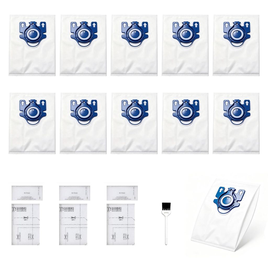 Staubsaugerbeutel-Set (10 Stück) + 6 Filtern & Produktbild 