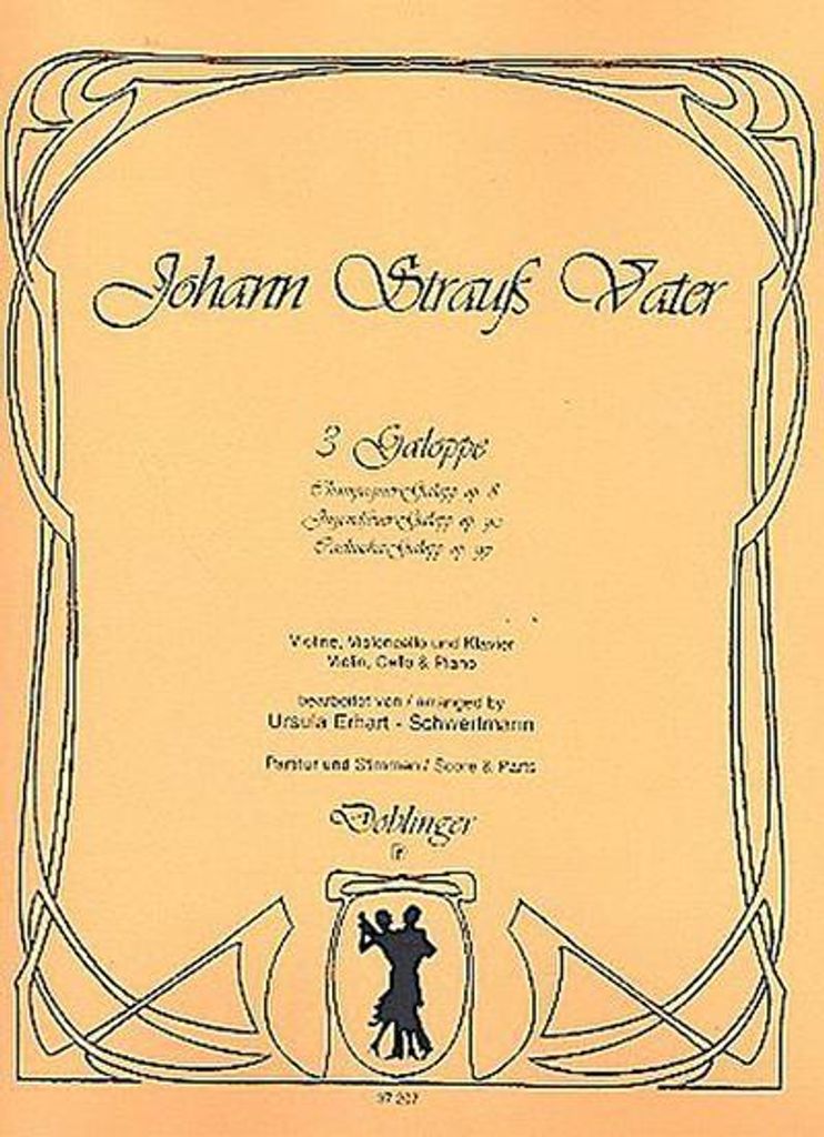 3 Galoppe für KlaviertrioPartitur und Stimmen